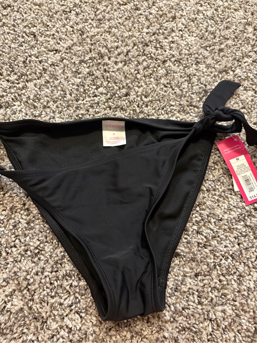 Target Black Side-Tie Bikini Bottom - Xhilaration